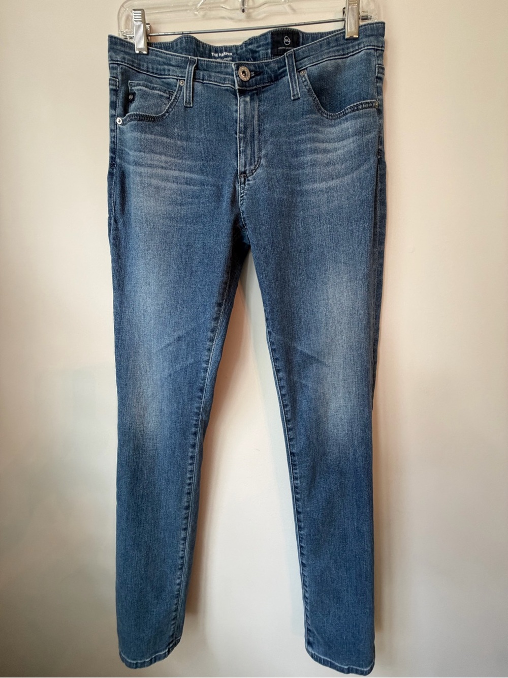 AG Adriano Goldschmied Jeans Womens 29 R Blue The Harper Essential Straight Leg
